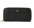 Mulberry Tree Logo Zip Around Continental Wallet, &pound;120, Accessories, Black, Leather, Front view